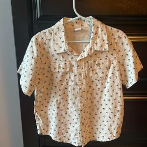 Boys Palm tree Button up